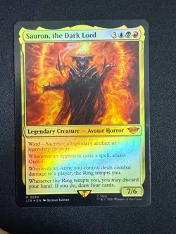 Sauron, the Dark Lord (FOIL) - Lord of the Rings (Magic Gathering) - Image 1