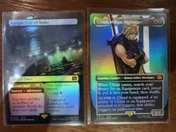 MTG Cloud, Midgar Mercenary Borderless Foil And Midgar, City Of Mako Foil!! - Image 1
