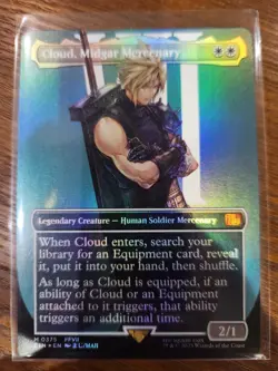 MTG Cloud, Midgar Mercenary Borderless Foil And Midgar, City Of Mako Foil!! - Image 3