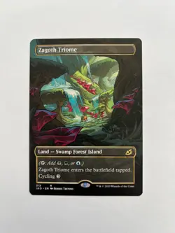 Zagoth Triome (Showcase) - Ikoria Regular NM MTG🔥HOT🔥 - Image 1