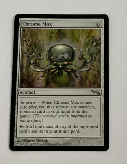 Chrome Mox Mirrodin MP Moderately Played MTG Magic the Gathering -- S2G -- - Image 1