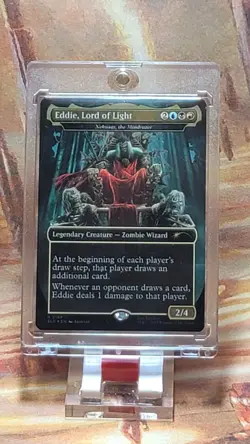 MTG Eddie Lord of Light #2184🌈Foil SLD Iron Maiden Eddie Unchained W/case - Image 1