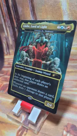 MTG Eddie Lord of Light #2184🌈Foil SLD Iron Maiden Eddie Unchained W/case - Image 4
