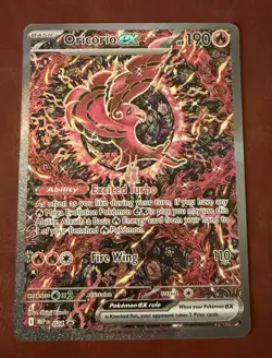 Pokemon -Phantasmal Flames Oricorio EX #024 SIR Black ⭐ Promo - Pack Fresh! - Image 1