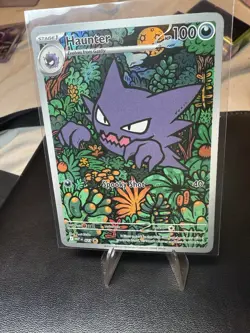 Haunter Illustration Rare 027 PROMO Pokemon TCG - Spooky Shot - Mint - Image 1
