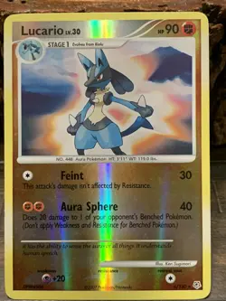 Pokemon TCG Lucario Pokemon Promos 6/130 Promo Reverse Holo - Image 1