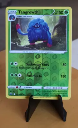 Pokemon TCG Tangrowth 005/159 Crown Zenith Reverse Holo Rare - Image 1