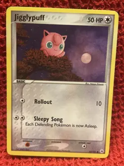 Pokemon TCG Jigglypuff EX Hidden Legends 63/101 Regular Common VLP - Image 1