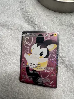 Pokemon Emolga RC23/RC25 Legendary Treasures Radiant Collection Full Art Holo LP - Image 4