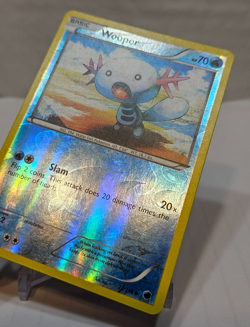 Wooper 21/116 Common Reverse Holo Black & White Plasma Freeze Pokemon 503 - Image 3