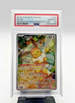 Eevee Pokemon Center Promo #173 Prismatic Evolutions PSA 10 - Image 2