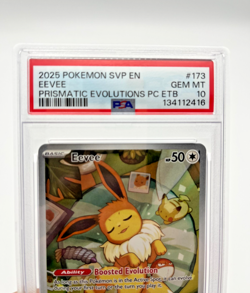 Eevee Pokemon Center Promo #173 Prismatic Evolutions PSA 10 - Image 4