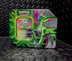 Pokemon TCG Paradox Clash Iron Leaves EX Sealed Tin - Image 1