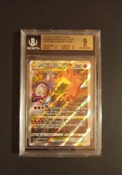 POKEMON CHARIZARD VSTAR SWSH262 BLACK STAR PROMO - ENGLISH - BGS 9 MINT - Image 1
