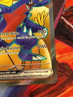 Pokemon TCG Cynthia's Garchomp EX 215/182 Full Art Destined Rivals - Image 4