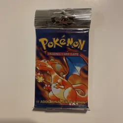 1999 Pokemon Factory Sealed Base Set Charizard Art Booster Pack Heavy - Image 2