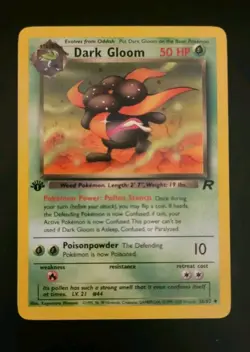 Pokemon Dark Gloom 36/82 1st Edition Team Rocket WOTC Vintage NM - Image 1