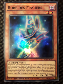 Yu-Gi-Oh! Robe des Magiers, SHVI-DESE3, Super Rare, Lim. Auflage, Deutsch, NM-EX - Image 1
