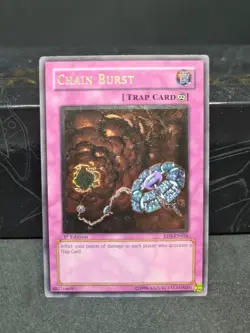 Yugioh Chain Burst RDS-EN056 1st Edition Ultimate Rare NM - Image 1