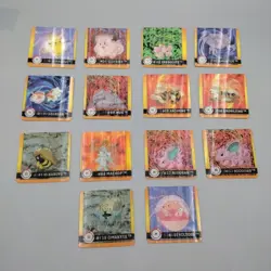 Lot of 14 Pokemon Artbox 1999 Premier Edition Action Flipz 3D Cards 2 Duplicates - Image 1