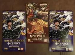 One Piece Paramount War OP-02 & Royal Blood OP-10 12-Card Booster Pack Lot - Image 1