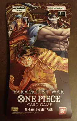 One Piece Paramount War OP-02 & Royal Blood OP-10 12-Card Booster Pack Lot - Image 2