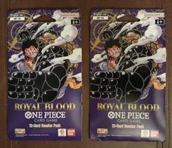 One Piece Paramount War OP-02 & Royal Blood OP-10 12-Card Booster Pack Lot - Image 4