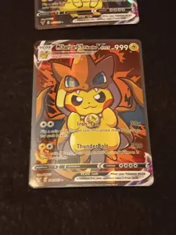 6 Pikachu Pokemon Card Holo GX VSTAR VMAX GX EX Cosplay Art/ 1 Van Gogh - Image 5
