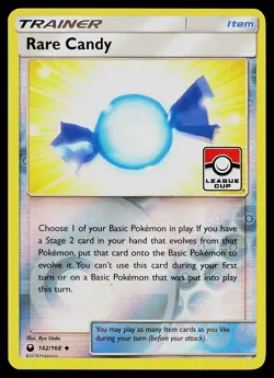 Pokemon Card - Rare Candy 142/168 Pokemon League Championship SM Holo Promo - Image 1