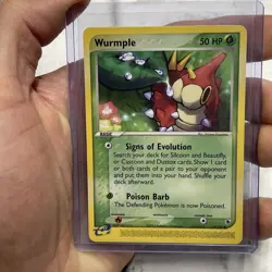 Wurmple 78/109 Pokemon EX Ruby & Sapphire NM/MT Nintendo E-Reader Vintage Card - Image 1