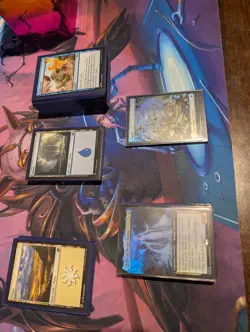 Self Constructed MTG deck, Commander, 100 Cards, Deck Box And Play Mat - Image 5