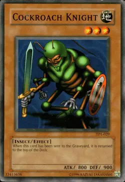 Cockroach Knight TP1-029 Common Yugioh TCG Card - Image 1