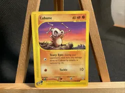 Cubone - 72/147 - Common - Aquapolis - Pokemon Card - LP (NO OFFERS) - Image 1