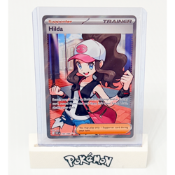 Hilda 164/086 Full Art Ultra Rare SV: White Flare Pokemon TCG Trainer Card - Image 1