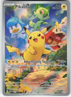 Pikachu - Promo SV: Scarlet & Violet Promo Cards 027 LP-NM - Image 1