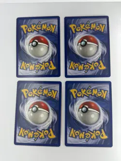 Pokemon Lot Of 4 Vintage 1999 Pokemon Cards Base Set Pikachu - Image 2