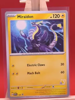 Miraidon SVP148 Scarlet & Violet Non Holo Rare Promo Pokemon Card - Image 1