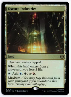 Oscorp Industries Foil Marvel's Spider-Man 182 LP - Image 1