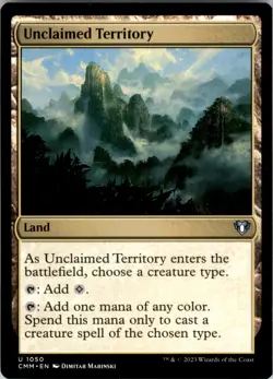 Commander Masters #1050 Unclaimed Territory - Image 1