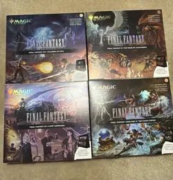 Magic The Gathering: Final Fantasy Scene Box Bundle Set of 4 New Ready To Ship - Image 1