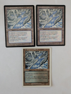 3 Underground River MTG NM Free shipping with tracking - Image 1