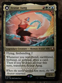 MTG TCG Avatar Avatar Aang 0207 Double Sided Regular Mythic - Image 1