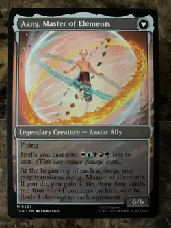MTG TCG Avatar Avatar Aang 0207 Double Sided Regular Mythic - Image 2