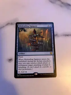 Misleading Signpost Commander: Wilds of Eldraine Regular - Image 1