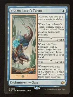1x MTG Stormchaser's Talent - Bloomburrow (BLB) #75 - Magic the Gathering - Image 1