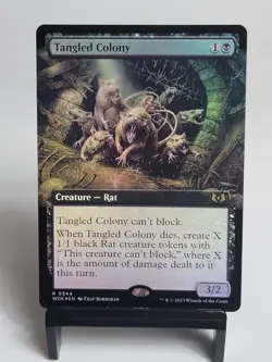 Magic the Gathering - Wilds of Eldraine - Tangled Colony - Extended Art - FOIL - Image 1