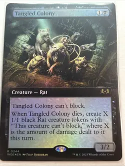 Tangled Colony (Extended Art) Wilds of Eldraine Foil - Image 1