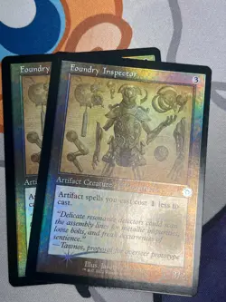Foundry Inspector Foil Retro Artifact MTG Magic the Gathering - Image 1