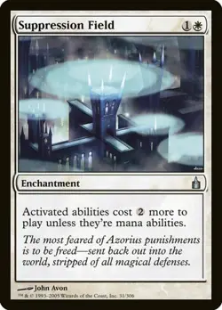 Suppression Field - Foil Ravnica: City of Guilds LP MTG - Image 1