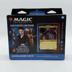 Magic The Gathering Universes Beyond Doctor Who Commander Deck Masters of Evil - Image 1